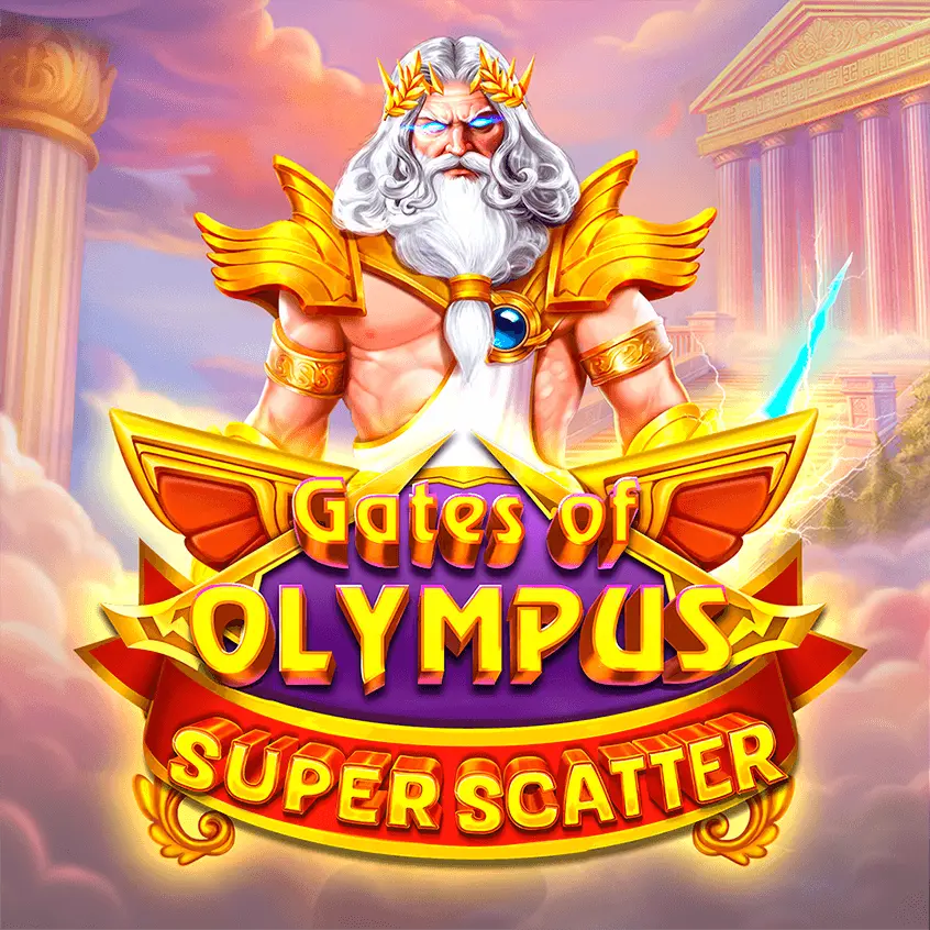 Gates of Olympus Super Scatter Обкладинка слота Gates of Olympus Super Scatter